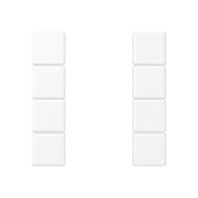 Tastensatz komplett 4-fach A 504 TSA WWM 