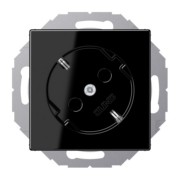 SCHUKO-Steckdose sw 16A 250V 45Grad A 520-45 KI 