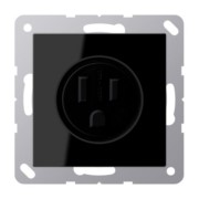 Steckdose sw 15A 125V Schutzkont. A 521-15 