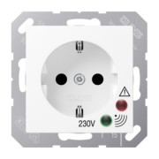 SCHUKO-Steckdose 16A 250V alpinweiß A 521 UF WW 