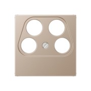 Abdeckung champ. f.4-Loch SAT-TV-Dose A 561-4 SAT2 CH 