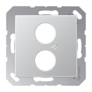 Abdeckung alu für 2 Kleinst.Dosen A 562-2 AL 