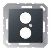 Abdeckung Lautspr. 2-fach anthrazit matt A 562-2 BF ANM 