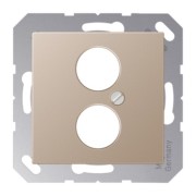 Abdeckung champ. für 2 Kleinst.Dosen A 562-2 CH 