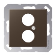 Abdeckung mokka für 2 Kleinst.Dosen A 562-2 MO 