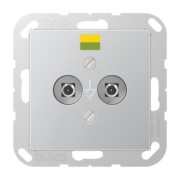 Potential-Ausgl.Steckdose 2 Steckerstifte A 565-2 AL 