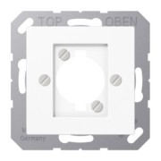 Abdeckung f. XLR-Steckdose alpinweiß A 568 BF WW 