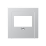 Abdeckung alu für TAE-Dose A 569 PLT AL 