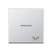 Wippe Symbol LICHT alu für Kontrollschalter A 590 KO5 L AL 