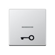 Wippe abt.Symbol TÜR alu für beleuchtb.Taster A 590 T1KO AL 