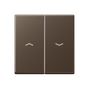 Wippe Symbole mokka für Jal.Wippschalter A 595 P MO 