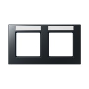 Rahmen 2-f Schriftf.waager anthrazit matt AC 5820 BFNA ANM 