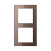 Glasrahmen 2fach mokka waage-/senkrecht AC 582 GL MO 