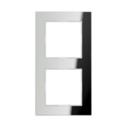 Glasrahmen 2-fach si/vers waage/senkrecht AC 582 GL SI 