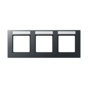 Rahmen 3-f Schriftf.waager anthrazit matt AC 5830 BFNA ANM 