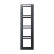 Rahmen 4-f Schriftf. senkr anthrazit matt AC 584 BFNA ANM 