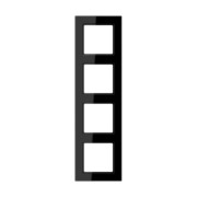 Rahmen 4-fach sw waage/senkrecht AC 584 