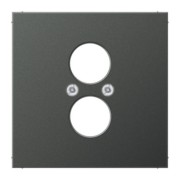 Abdeckung anth für 2 Kleinst.Dosen AL 2962-2 AN 