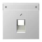 Abdeckung Schriftfeld alu für IAE/UAE-Dose AL 2969-1 NAUA 