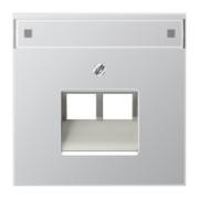 Abdeckung Schriftfeld alu für IAE/UAE-Dose AL 2969-2 NAUA 