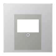 Abdeckung alu für TAE-Dose AL 2969 T 