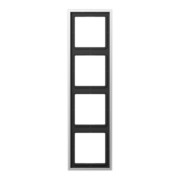 Rahmen 4-fach alu waage/senkrecht AL 2984 