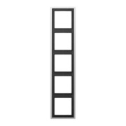 Rahmen 5-fach alu waage/senkrecht AL 2985 