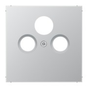 Abdeckung alu für SAT-TV-Dose AL 2990 SAT 