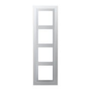 Rahmen 4-fach alu lack waage/senkrecht ALD 2984-L 