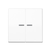 KNX RF Taster 2fach Duroplast, Serie AS 10921 ST WW 