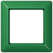 Rahmen 1-fach gn waage/senkrecht AS 581 BF 