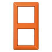 Rahmen 2-fach orange waage/senkrecht AS 582 BF O 