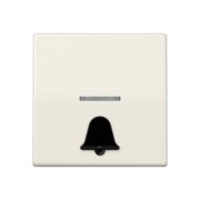 Wippe abt.Sym.KLINGEL ws für beleuchtb.Taster AS 591 K1KO5 