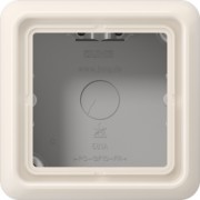 AP-Kappe 1-fach ws angeformter Rahmen CD 581 A W 