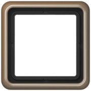 Rahmen 1-fach gold brz waage/senkrecht CD 581 GB 