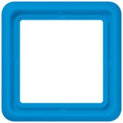 Rahmen 1-fach bl waage/senkrecht CD 581 GL 