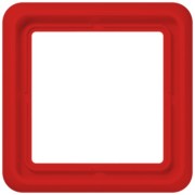 Rahmen 1-fach rt waage/senkrecht CD 581 GL 