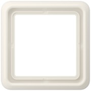 Rahmen 1-fach ws waage/senkrecht CD 581 WU W 