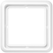 Rahmen 1-fach aws waage/senkrecht CD 581 WW 