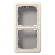 AP-Kappe 2-fach ws angeformter Rahmen CD 582 A W 