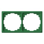 Rahmen 2-fach gn waage/senkrecht CD 582 K 