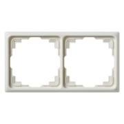 Rahmen 2-fach ws waage/senkrecht CD 582 K W 