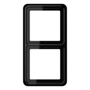 Rahmen 2-fach sw waage/senkrecht CD 582 