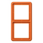 Rahmen 2-fach orange waage/senkrecht CD 582 WU O 