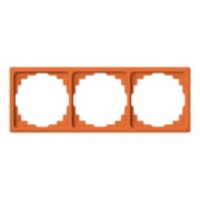 Rahmen 3-fach orange waage/senkrecht CD 583 K O 