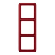 Rahmen 3-fach rot bruchsi.,waage/senkr CD 583 WU RT 