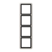 Rahmen 4-fach pla waage/senkrecht CD 584 PT 