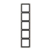 Rahmen 5-fach pla waage/senkrecht CD 585 PT 