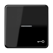 Wippe Sym.TÜR/Lichtl.sw für beleuchtb.Taster CD 590 KO5T SW 