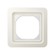 Rahmen 1-fach ws kompl.mit Flansch CD 681 WU W 